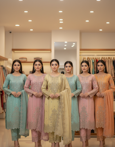 RUHBEY Embroidered chiffon Dress