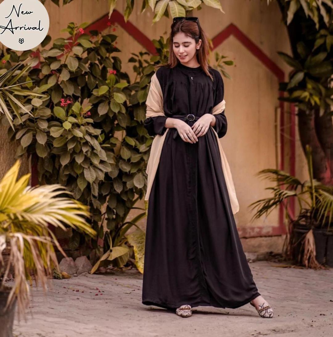 Georgette Full Abaya for Women - 1 Pc