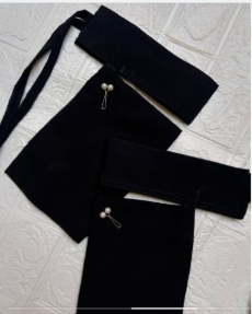 Elegant Black saudi Niqab with