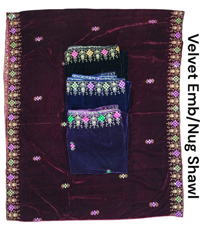 Embroidered Winter Shawl |Luxury Winter Shawl