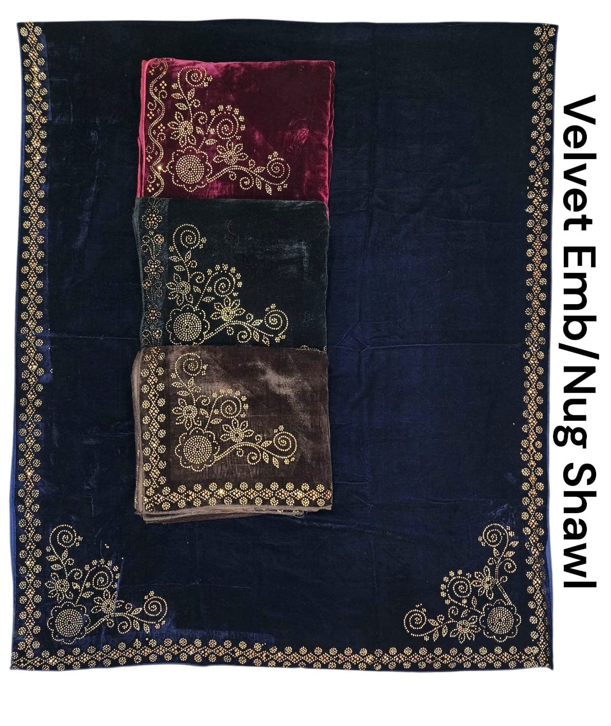 Embroidered Winter Shawl |Luxury Winter Shawl