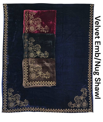 Embroidered Winter Shawl |Luxury Winter Shawl