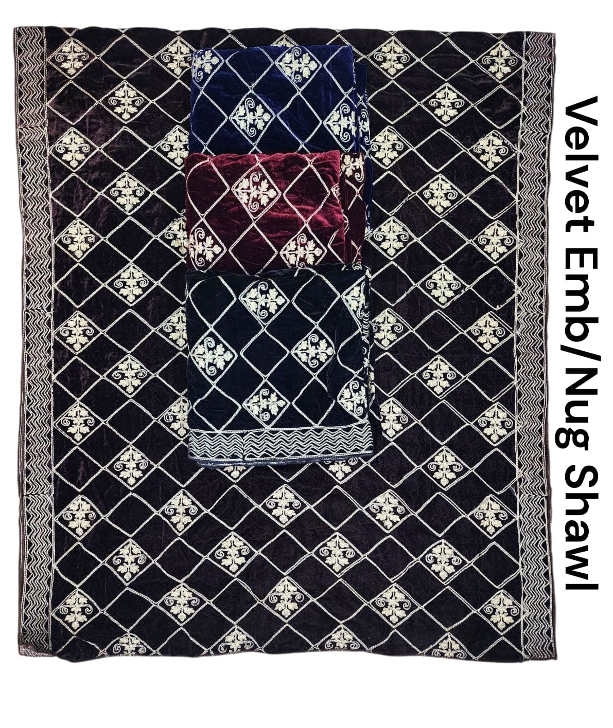 Embroidered Winter Shawl |Luxury Winter Shawl