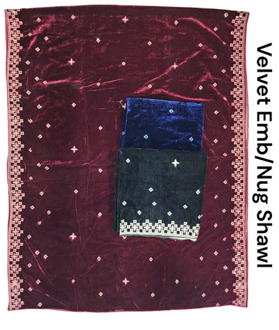 Embroidered Winter Shawl |Luxury Winter Shawl