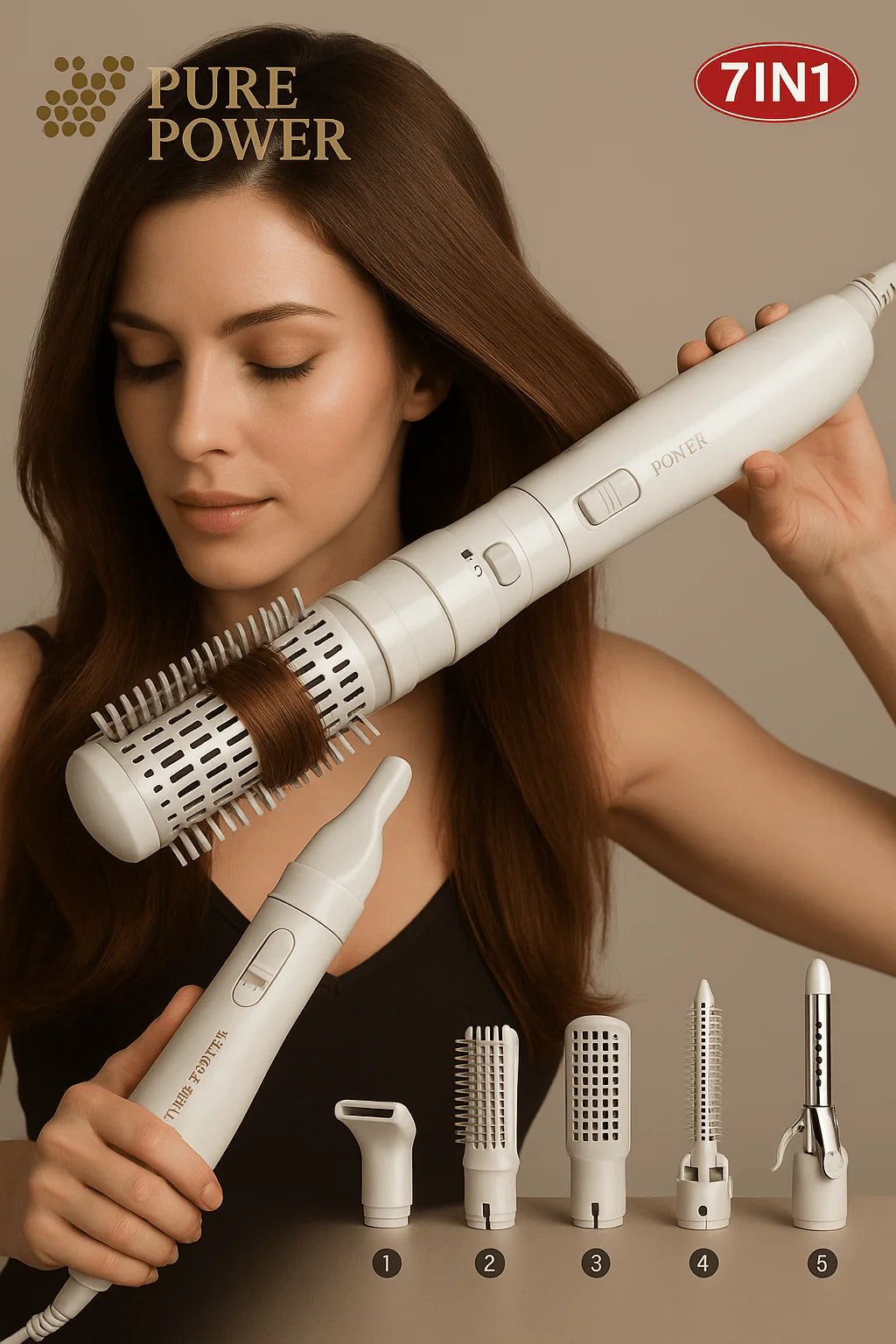 Pure Power - 7-in-1 Hair Styler