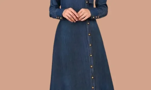 Blue Denim Abaya