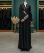 Premium Black Open Abaya | Ruhbey