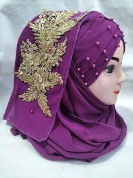 Fancy Hijab New Available Bunch Turkish Bridal Stylish Scarf(All Colours Available) - Image 5
