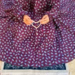 Full Coverage Namaz Chaddar - Floral Lavender - Image 7