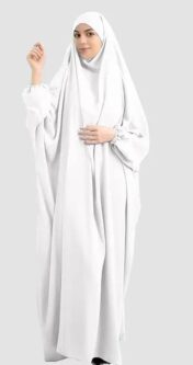 Namaz chadar | irani chadar khimar | namaz chadar black | namaz chadar with sleeves for women - Image 4