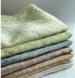 Premium Silk Stone Work Hijab for Women - Image 2