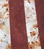 Premium Floral Jacquard Fabric | Soft Elegant Georgette - Image 2