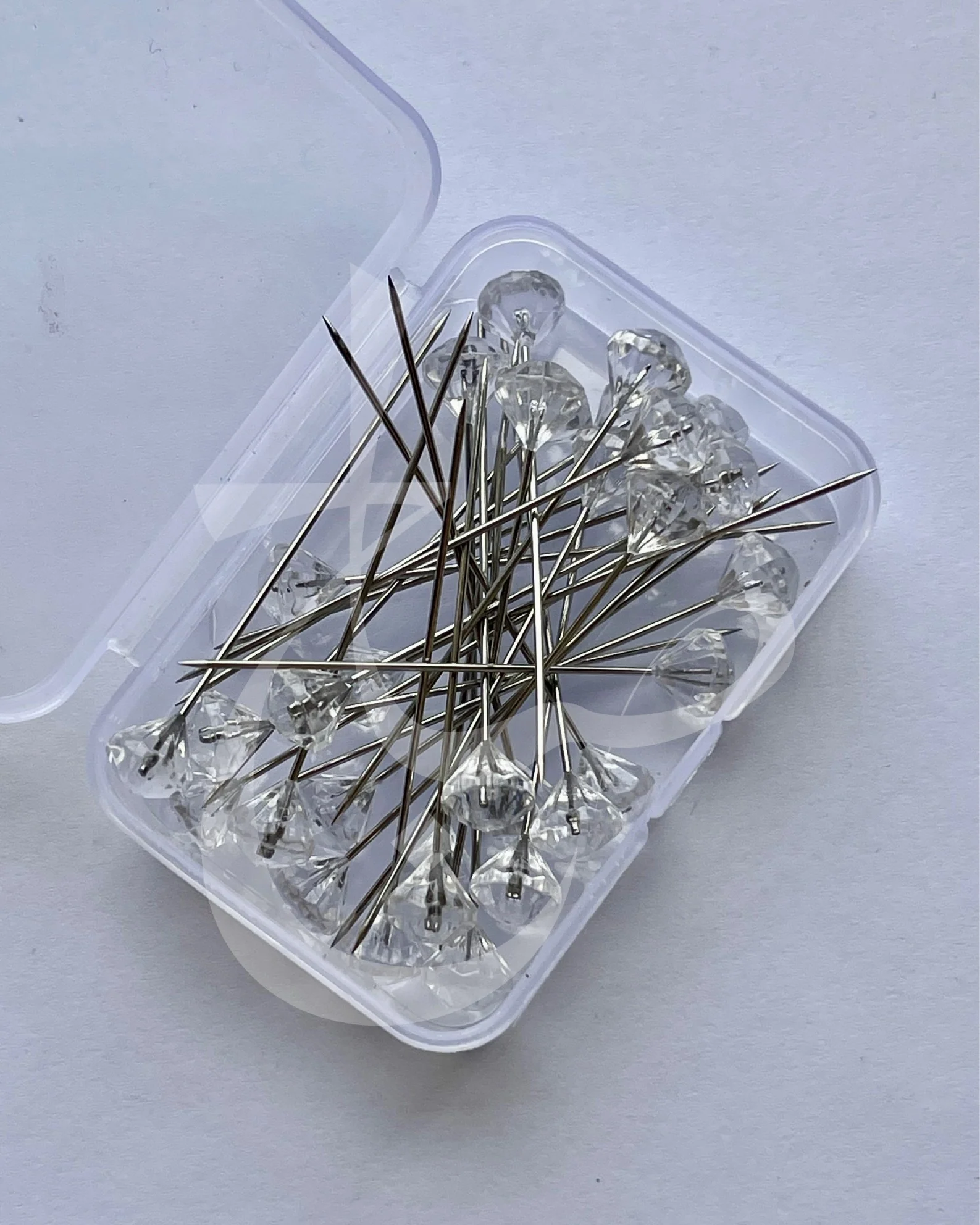 Crystal Diamond Hijab 30 Pins with Box - Image 2