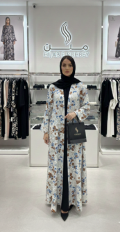 Printed Ramadan Abaya | Ruhbey