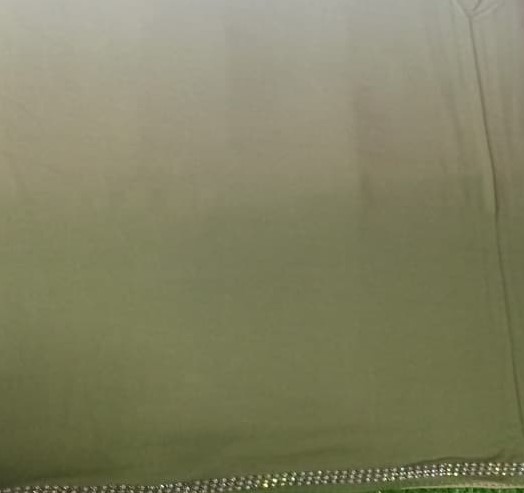 Premium Hareer Saudi Silk 3-Shade Hijab with stones Boarder | Elegant Triple Tone Wrap (All Colours Available) - Image 6