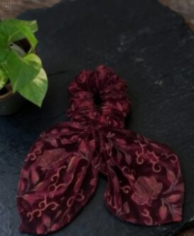 Custom Scrunchies Pakistan | Velvet Silk Hair Tie - Image 7