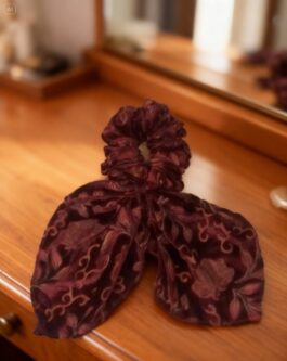 Custom Scrunchies Pakistan | Velvet Silk Hair Tie - Image 8