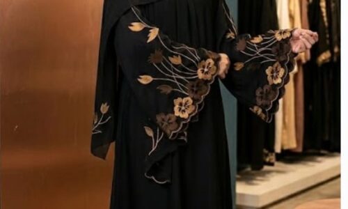 Black Nida Abaya | Ruhbey