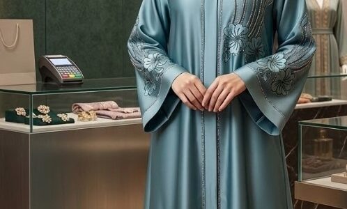 Hareer Abaya with DMC Stones | Ruhbey